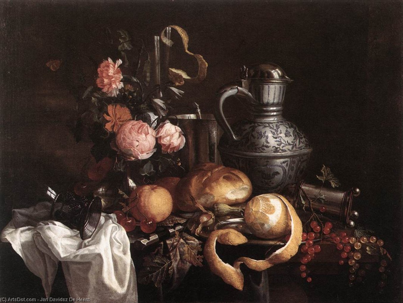 Still-life 1 — Jan Davidszoon De Heem Or Johannes De Heem Or Johannes Van Antwerpen Or Jan Davidsz De Hem