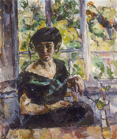 Portrait Of Pascar — Pyotr Konchalovsky