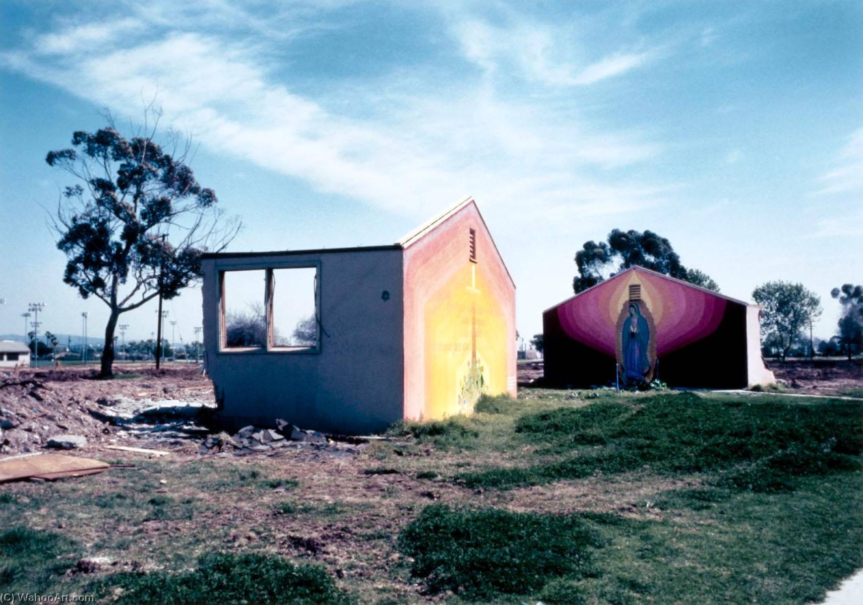 Shrine Of The Virgin Of Guadalupe At Maravilla Housing Project, Mednik Avenue And Brooklyn Avenue, East Los Angeles — Oscar R Castillo