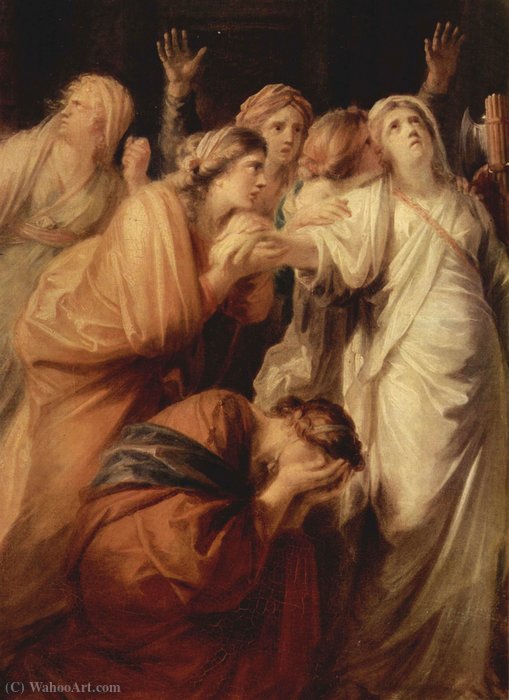 Execution Of A Vestal, Detail — Friedrich Heinrich Füger