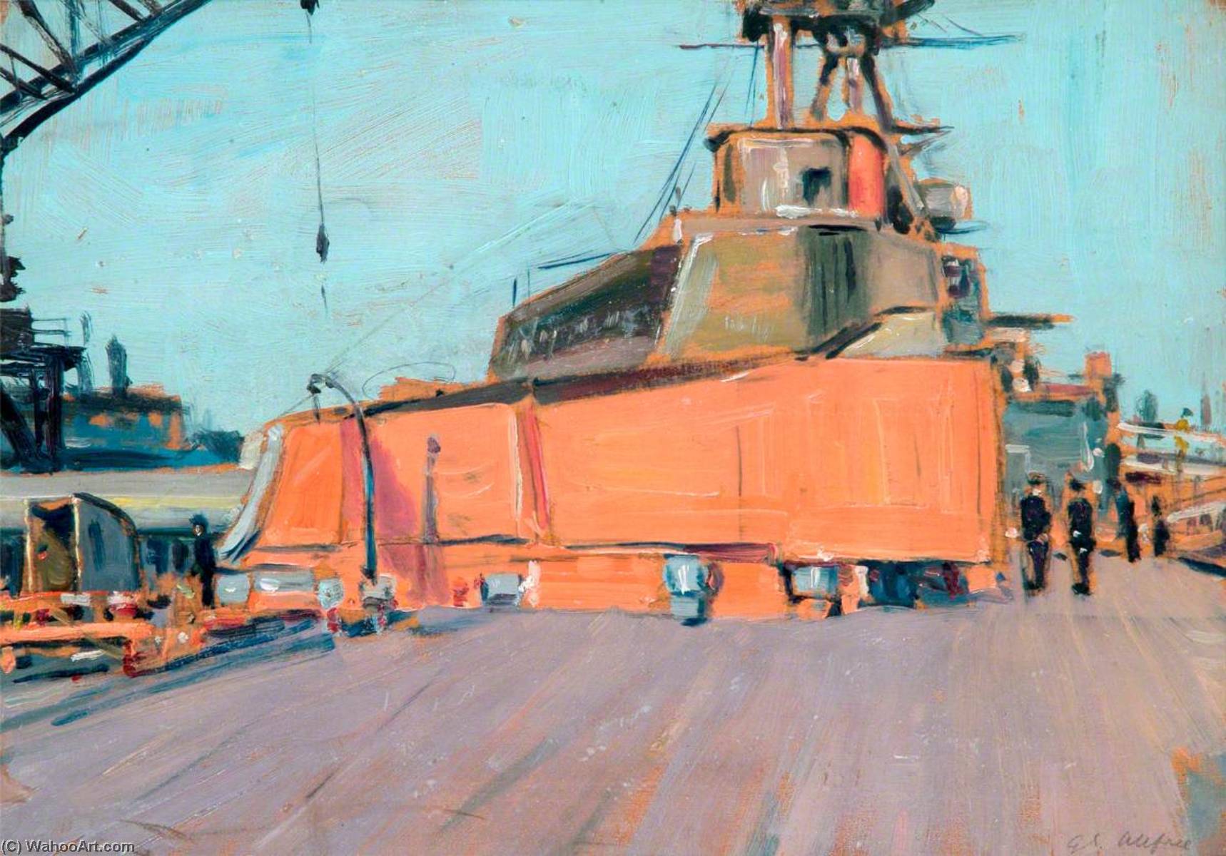 The Quarter Deck Of A Battleship — Geoffrey Stephen Allfree