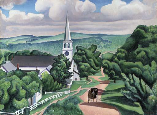 Vermont Landscape (peacham, Vermont) — Charles Rettew Sheeler Junior