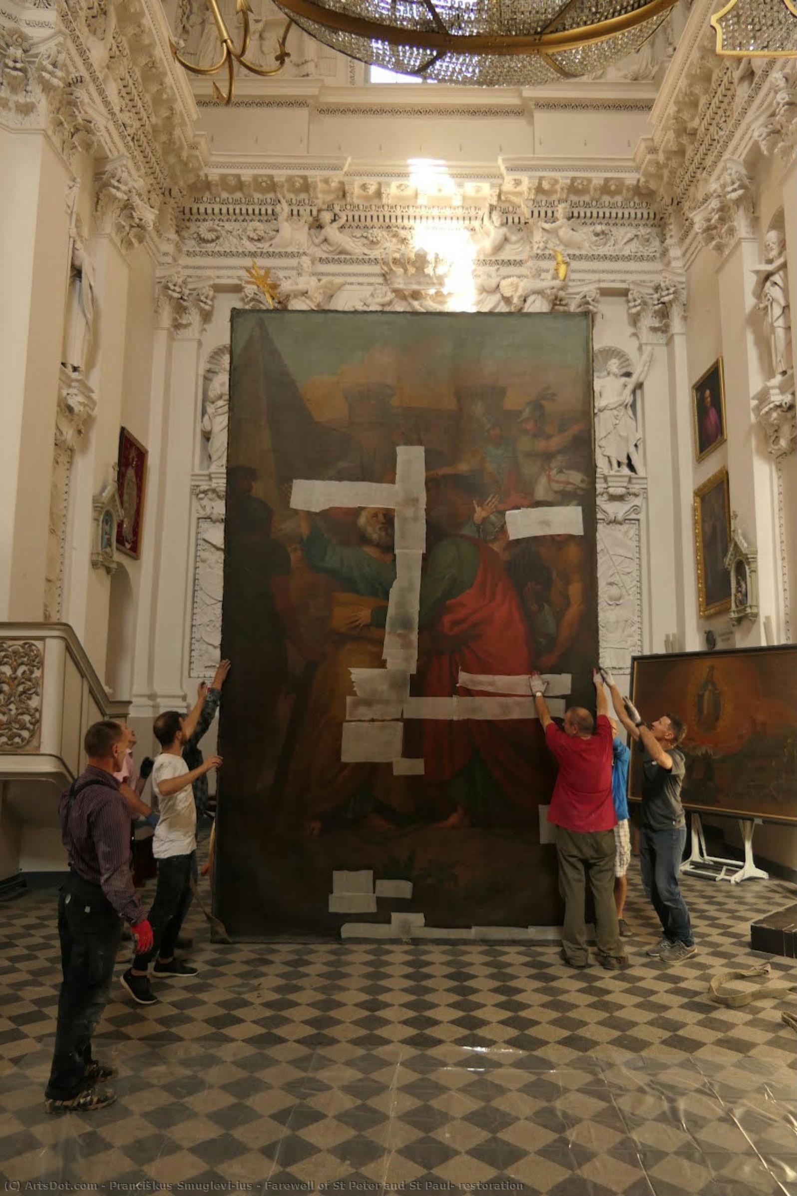 Farewell Of St Peter And St Paul, Restoration — Pranciškus Smuglevičius