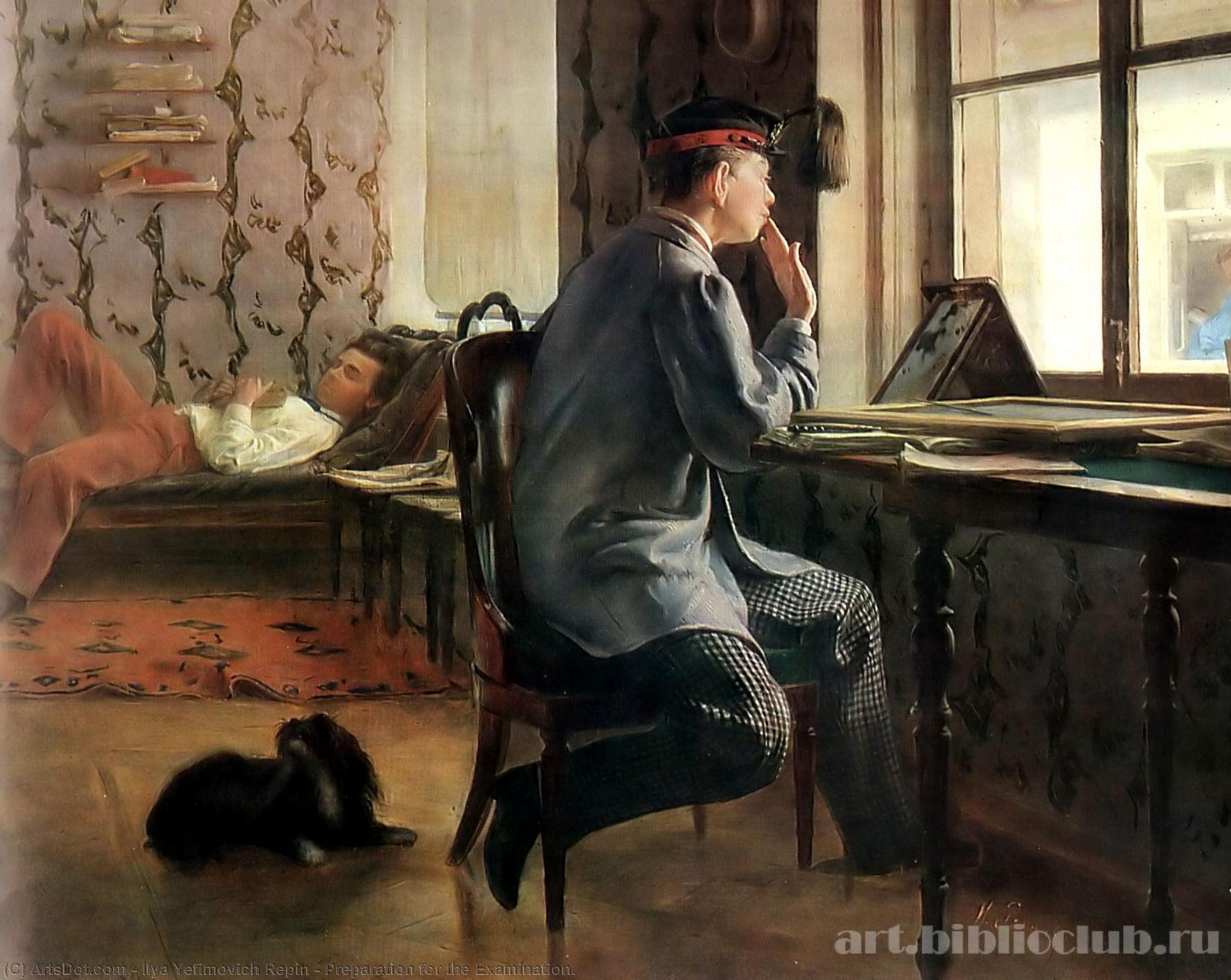 Preparation For The Examination. — Илья Репин