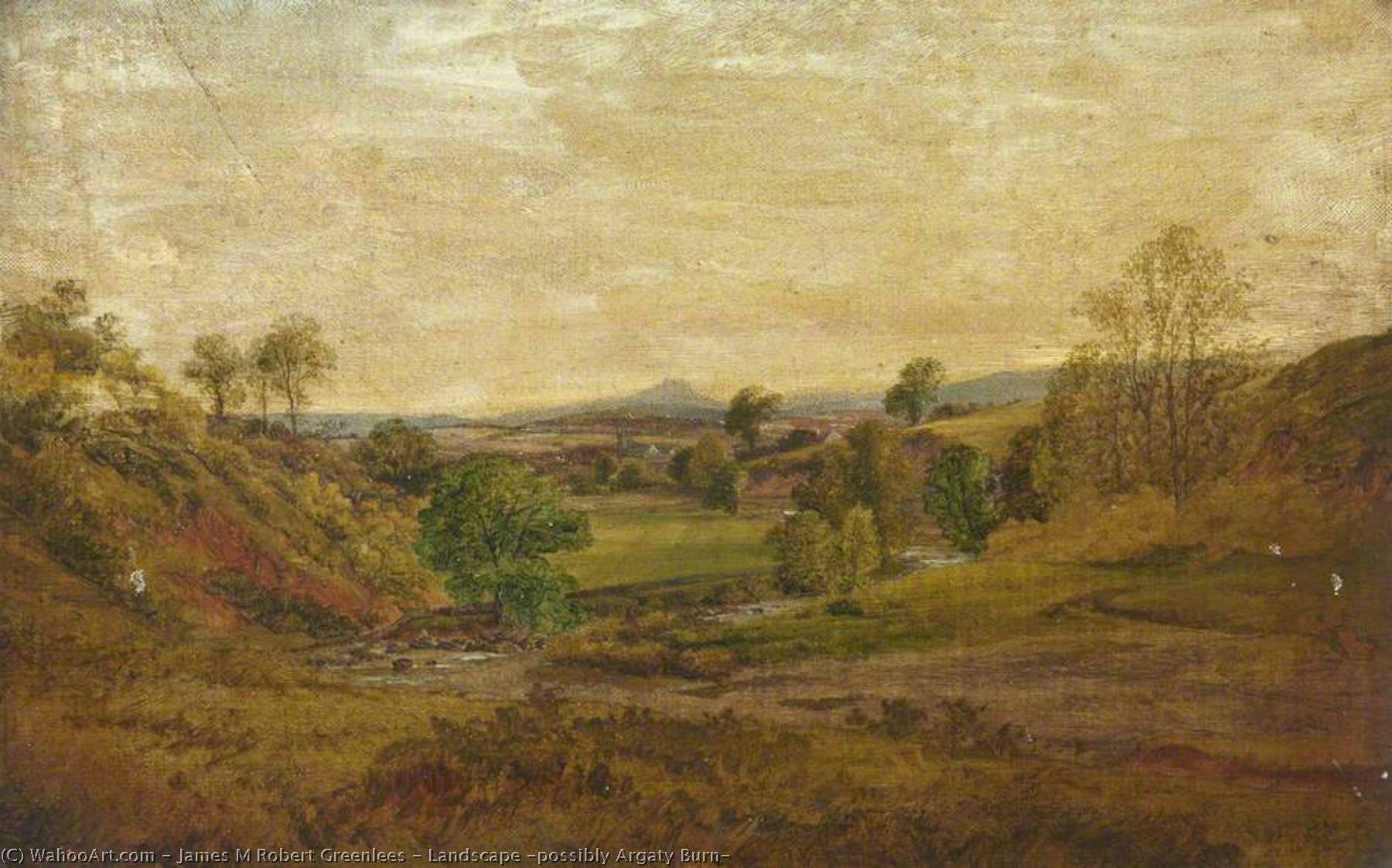 Landscape (possibly Argaty Burn) — James M Robert Greenlees