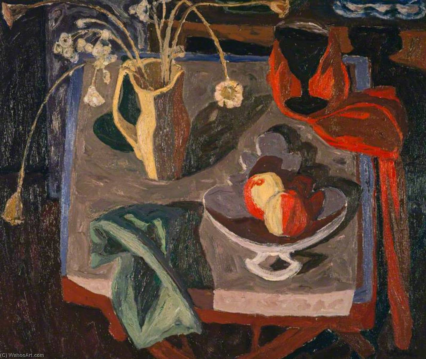 Still Life. Lamplight — Sir William George Gillies