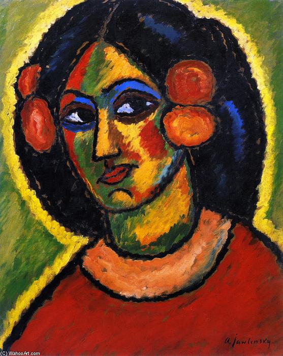 Portrait Of A Woman, Katia — Alexej Von Jawlensky
