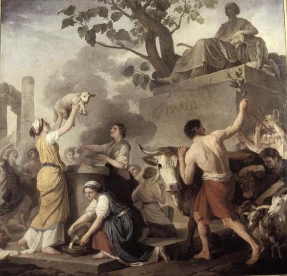 Fiesta De Pales O El Verano — Joseph Benoit Suvée