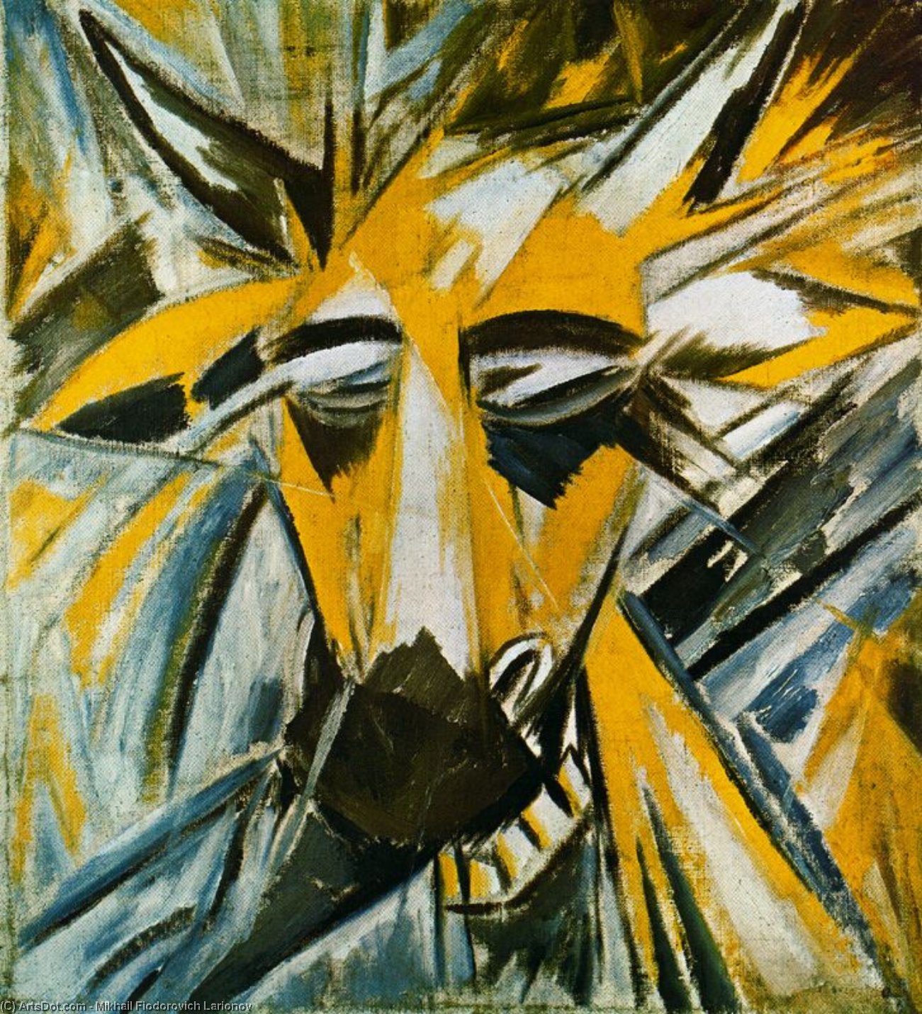The Beef Rayonnisme — Mikhail Fiodorovich Larionov