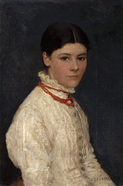 Portrait Of Agnes Mary Webster — Sir George Clausen