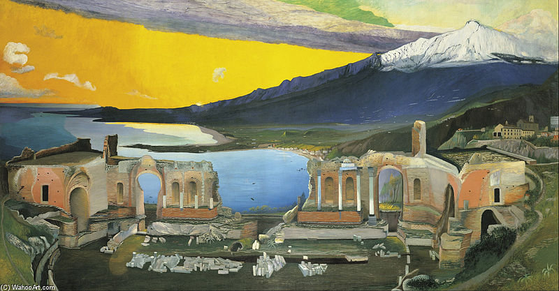 Ruins Of The Greek Theatre At Taormina — Tivadar Csontváry Kosztka