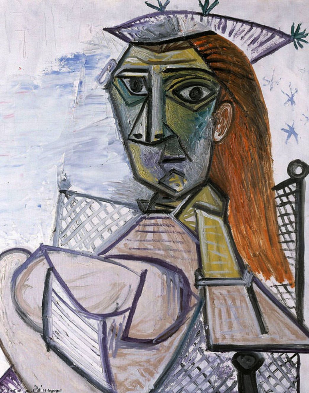 Woman Sitting In An Armchair — Pablo Picasso