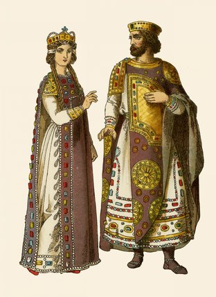 Byzantine Emperor And Empress — Albert Kretschmer