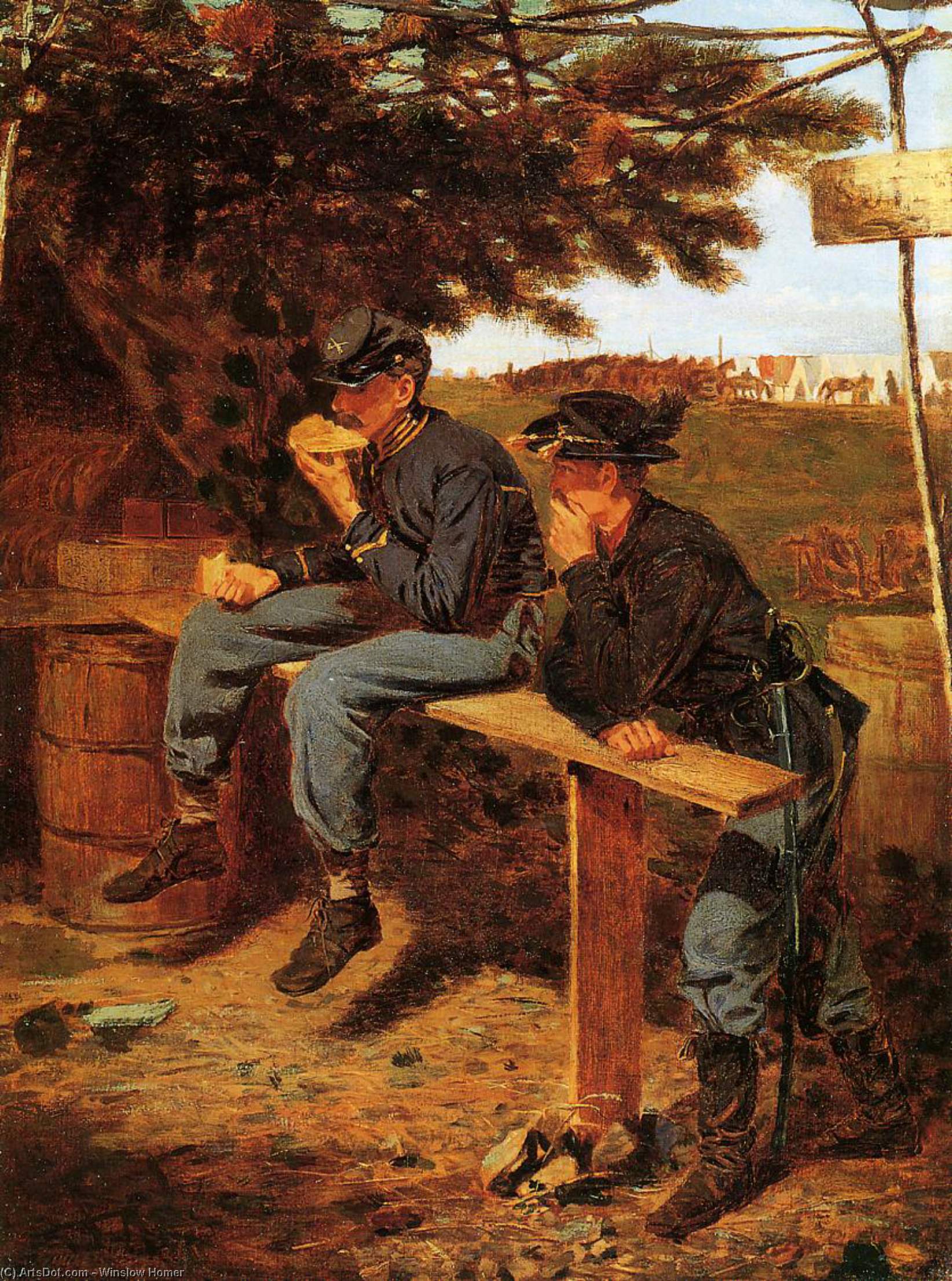 The Tutler's Tent (also Known As Extra Rations) — Winslow Homer