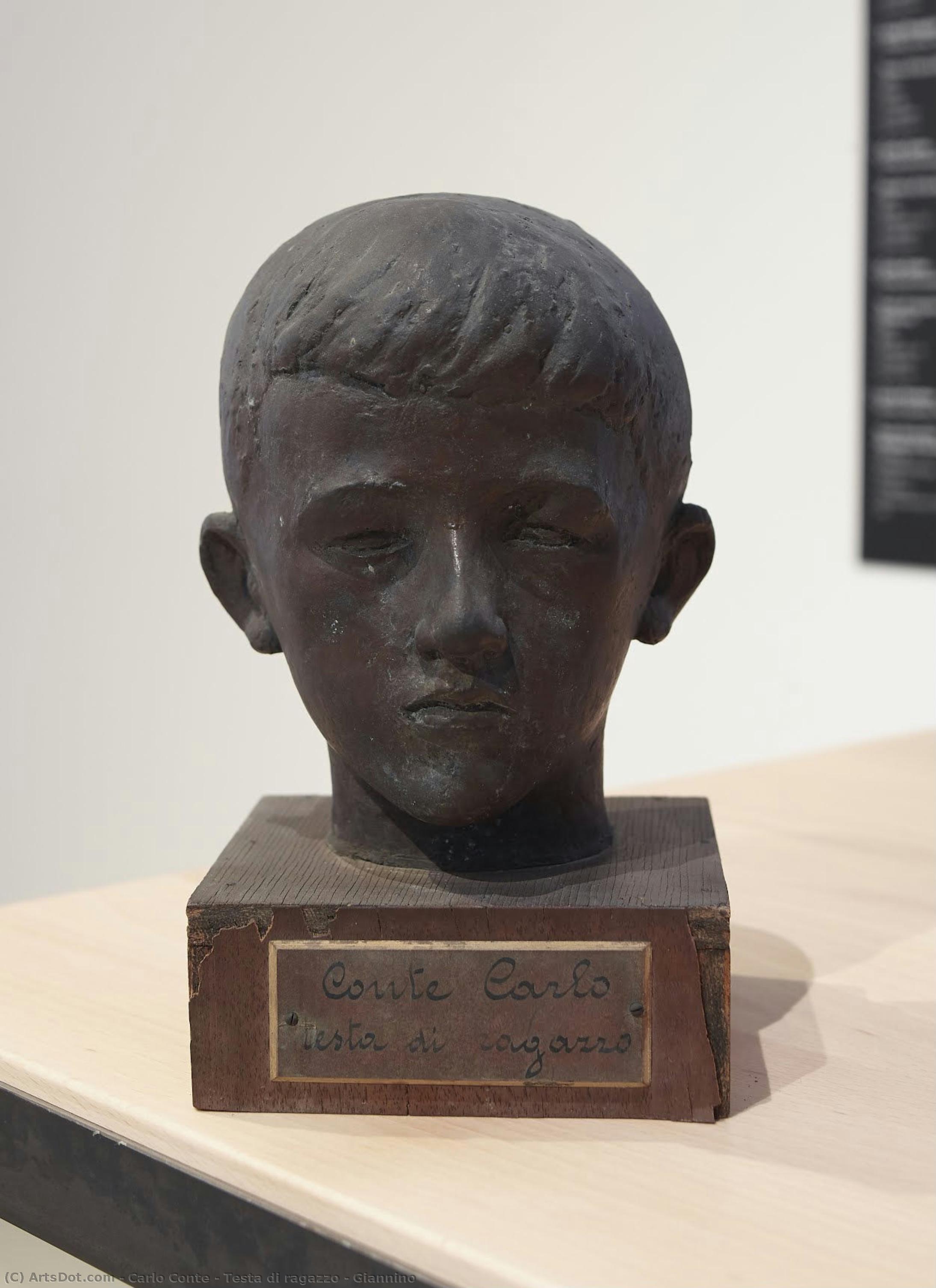 Testa Di Ragazzo - Giannino — Carlo Conte