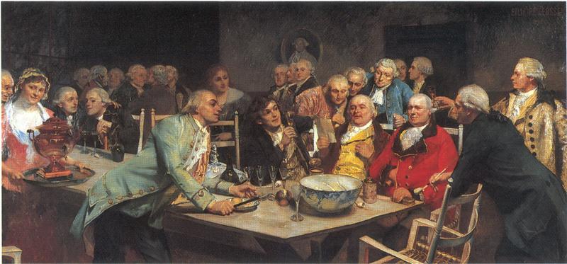 Norsk Bokmål Eilif Peterssen En Aften I Det Norske Selskab, 1892 — Eilif Peterssen