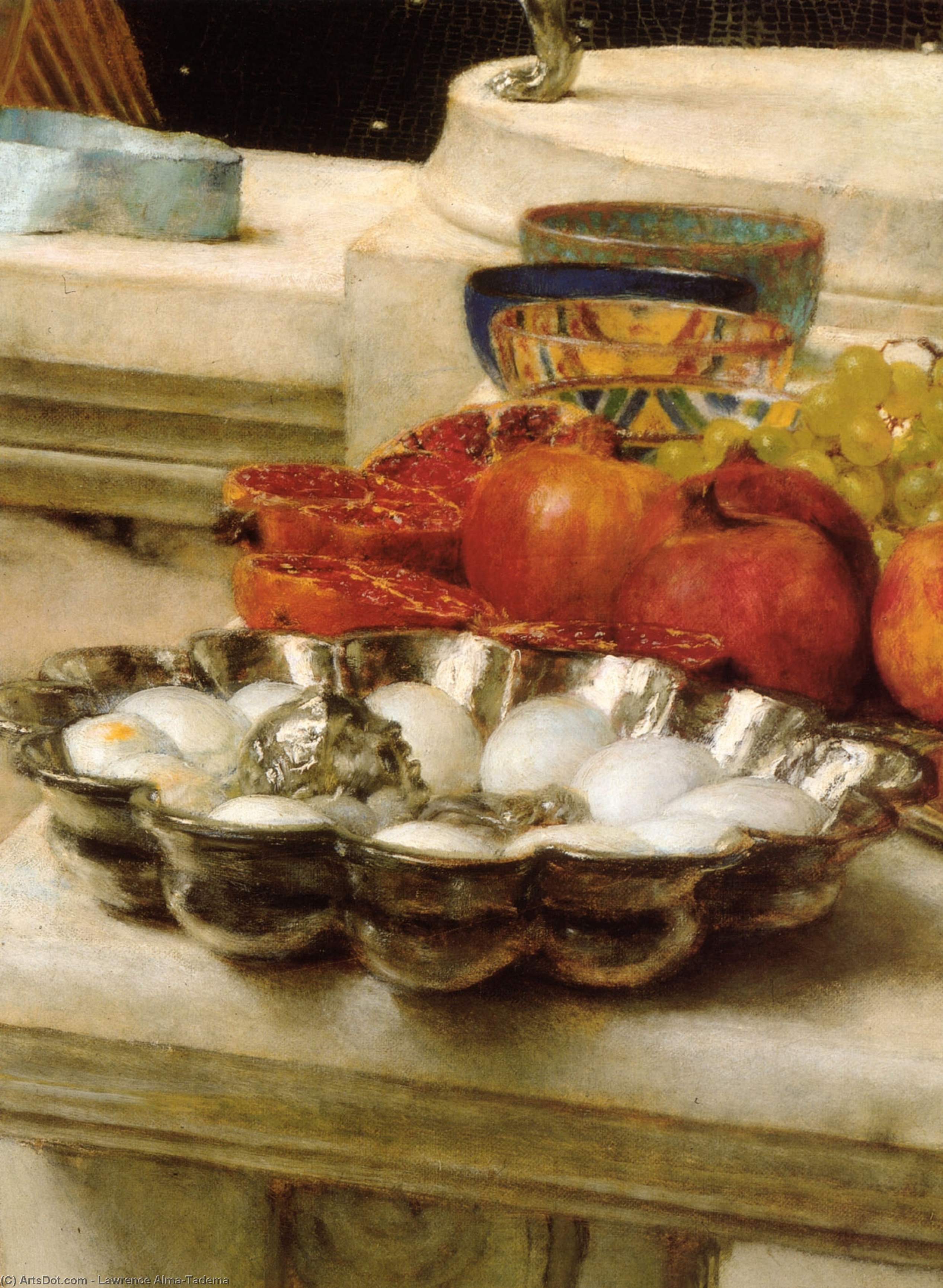Preparation In The Colosseum Detail — Lourens Alma Tadema