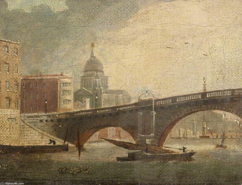 London Bridge And St Paul's Cathedral, London — Daniel Turner