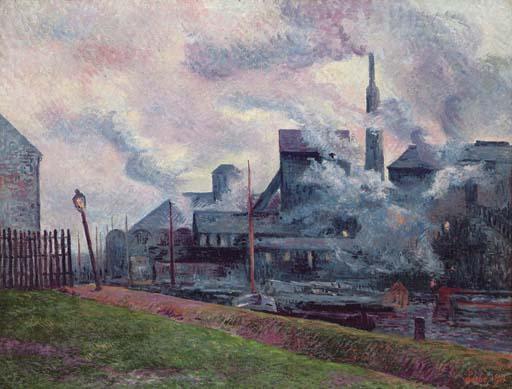 On The Banks Of The Sambre 1 — Maximilien Luce