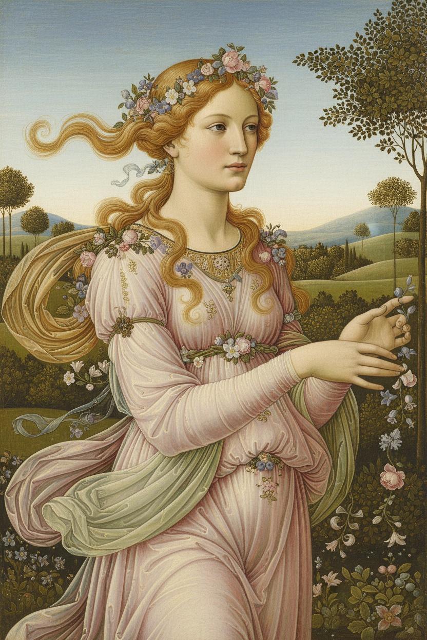 The Ethereal Allegory Of Vernal Grace — Jacques Villedieu
