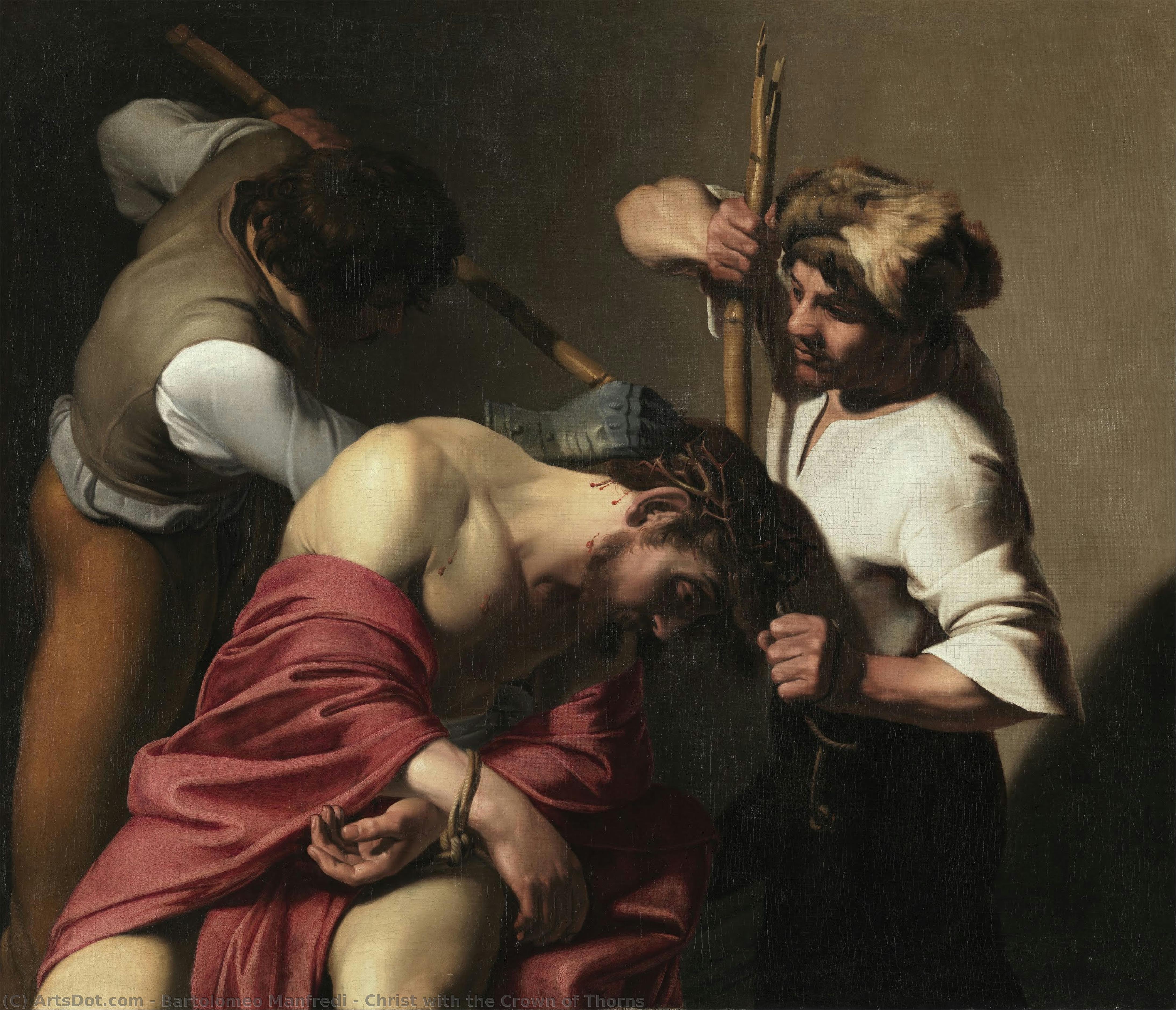 Christ With The Crown Of Thorns — Bartolomeo Manfredi