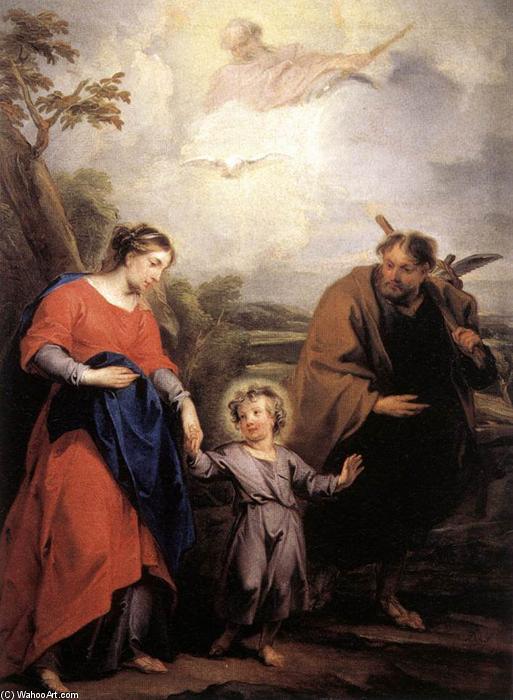 Holy Family And Trinity — Якоб Де Вит