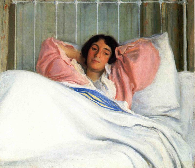Portrait Of The Artist's Wive Edity — Joseph Rodefer Decamp