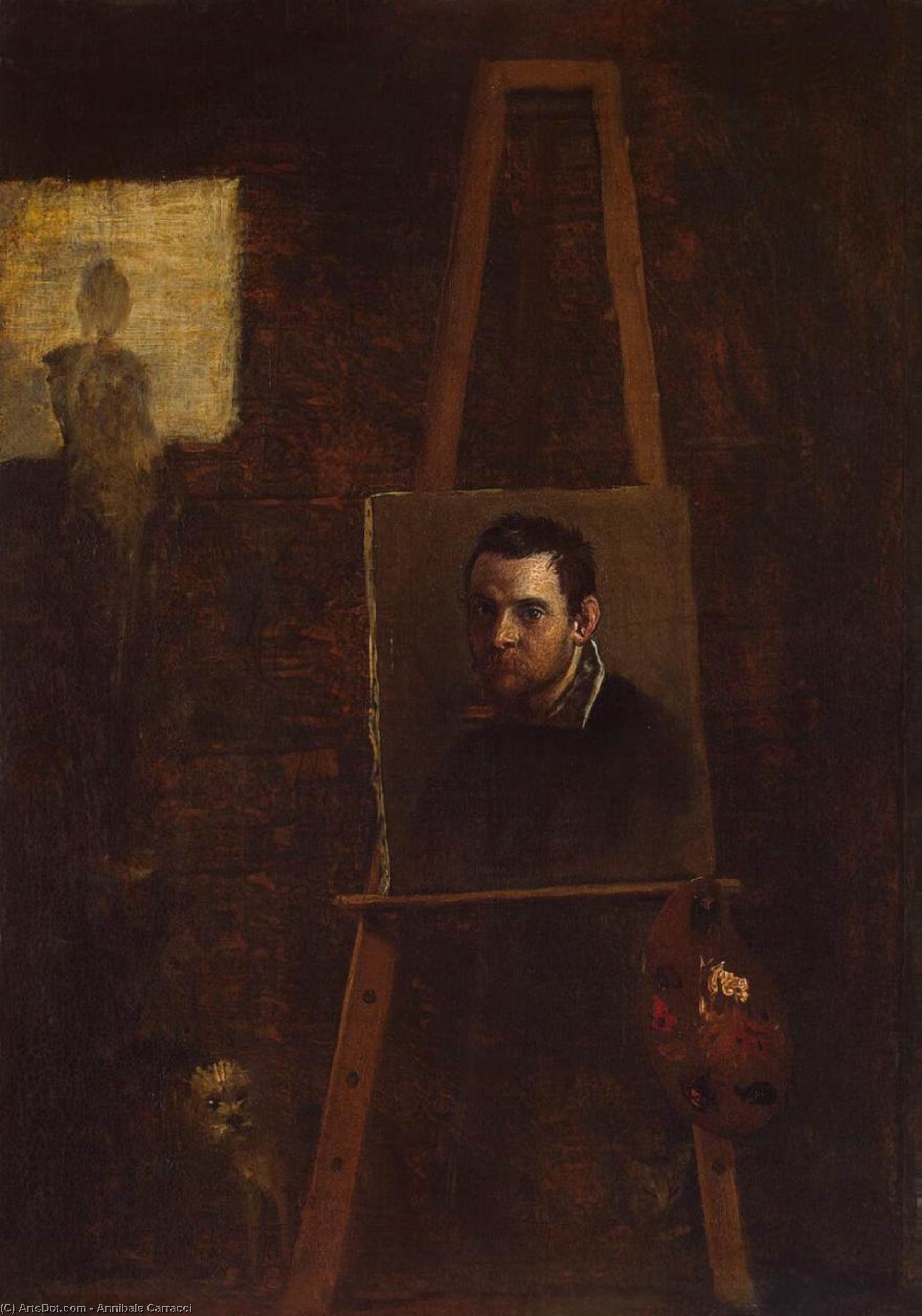 Self-portrait — Анна́биле Каракка́ччи