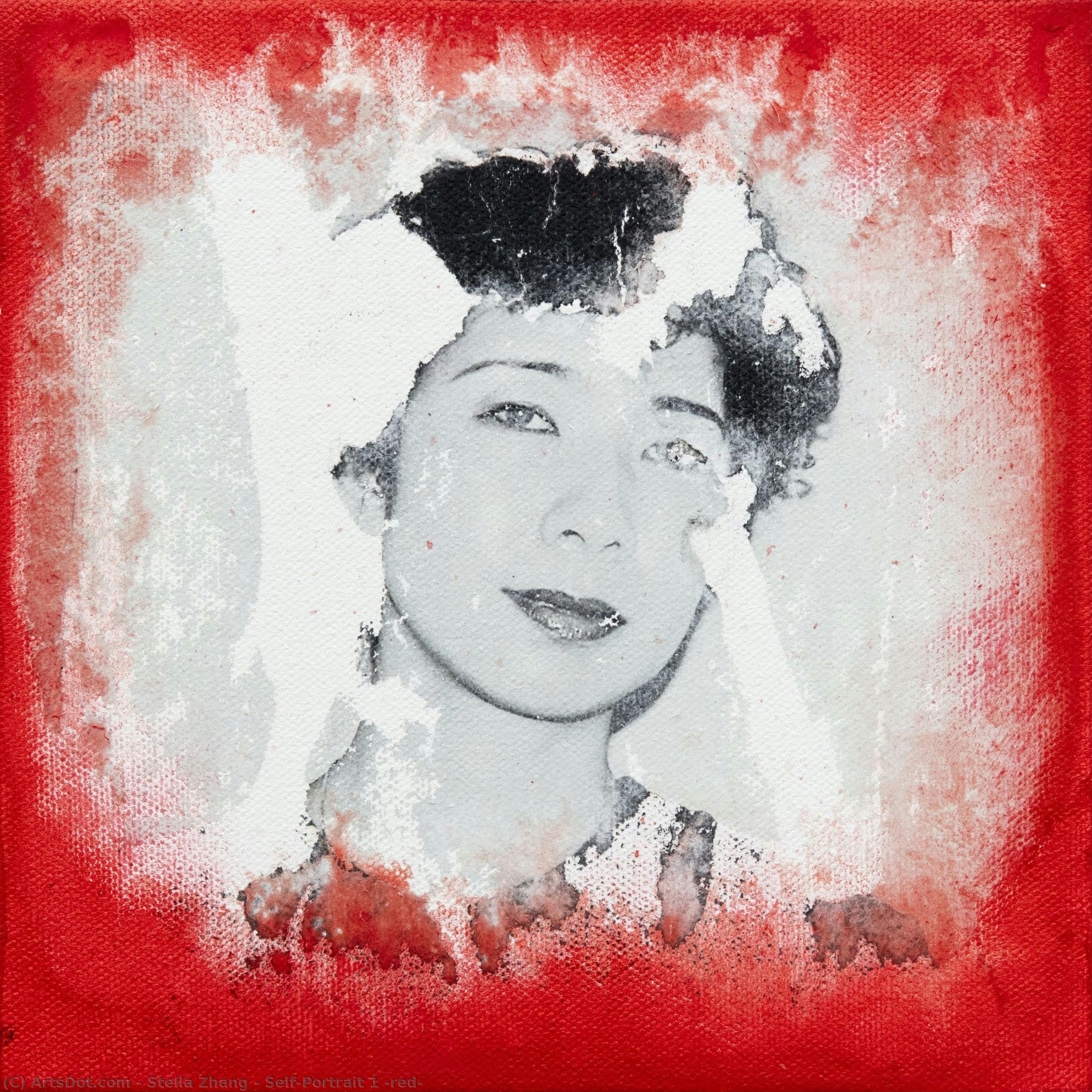 Self-portrait 1 (red) — Stella Zhang
