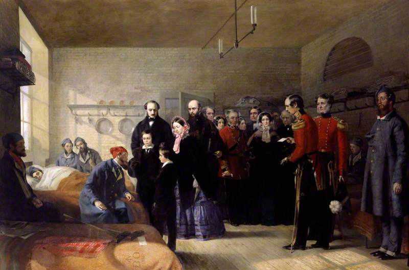 Queen Victoria's First Visit To Her Wounded Soldiers — Jerry Barrett
