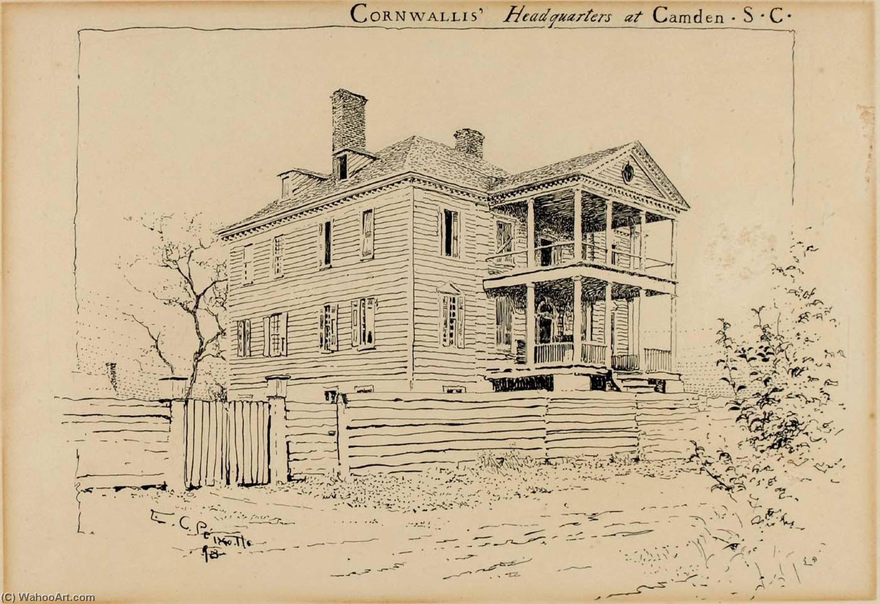 Cornwallace's Headquarters, Camden, South Carolina — Ernest Clifford Peixotto