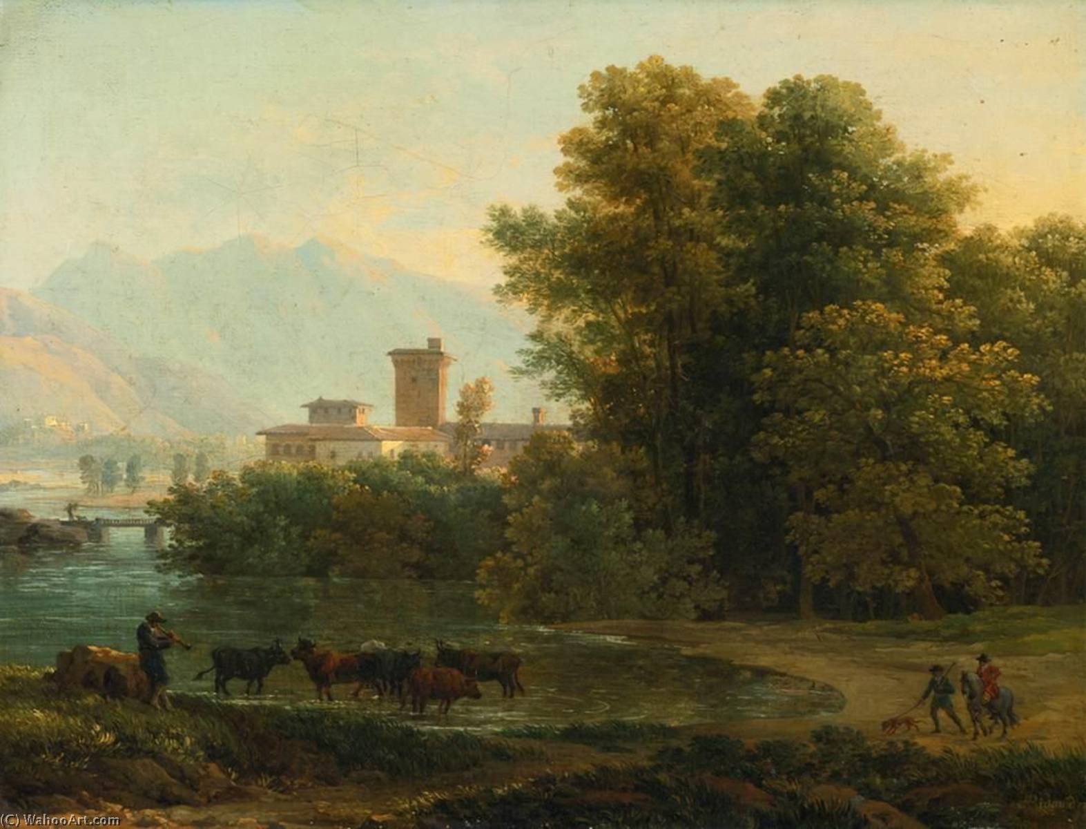 Italianate Landscape — Joseph Pierre Xavier Bidauld