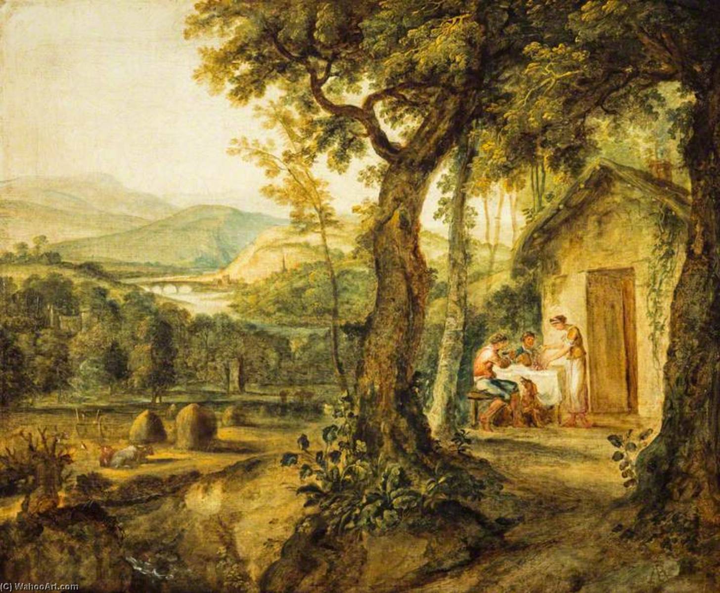 A View Near Perth, Landscape From Milton's 'l'allegro' — Alexander Runciman