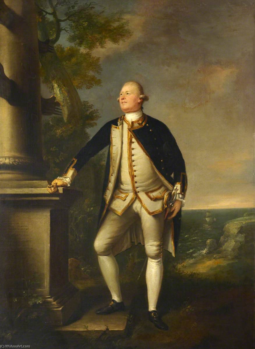 Captain Sir John Lockhart Ross (1721–1790) — Johann Zoffany