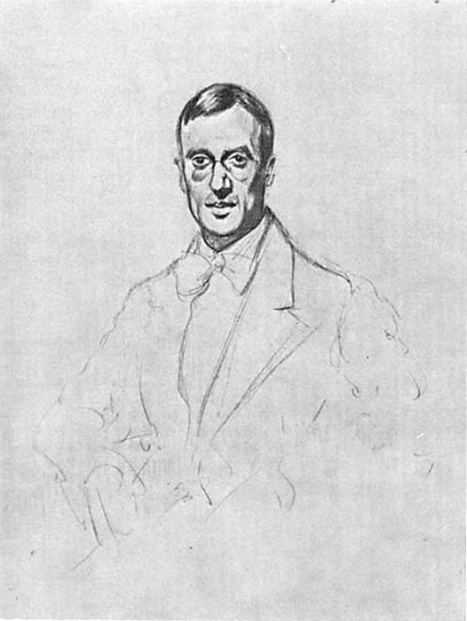Portrait Of Vsevolod Voinov — Boris Mikhailovich Kustodiev