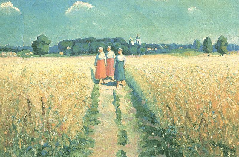 Three Women On The Road — Kasimir Sewerinowitsch Malewitsch