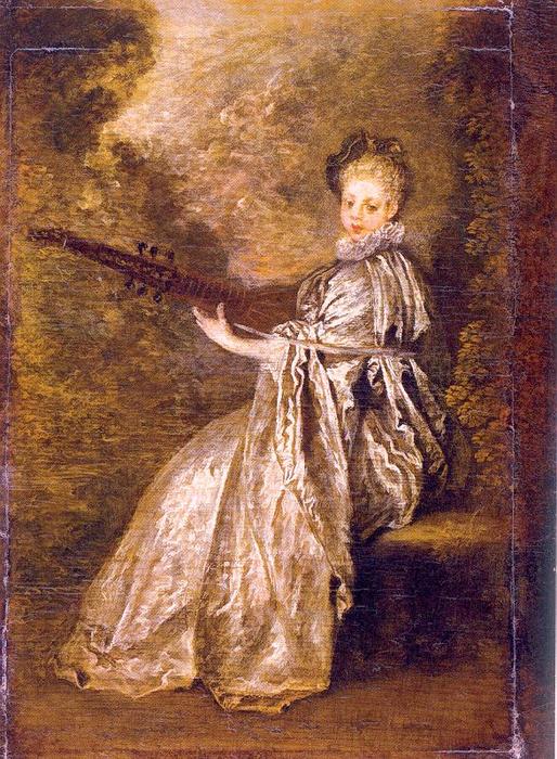 The Artful Girl — Jean-antoine Watteau