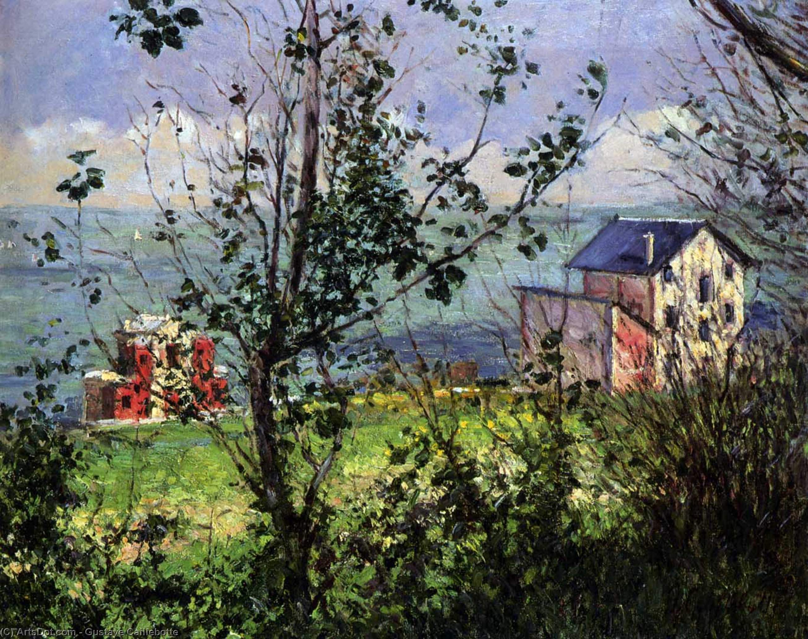 Villas At Trouville — Gustave Caillebotte