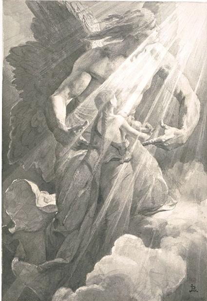 Margaret Buried By The Angel — Jean-paul Laurens