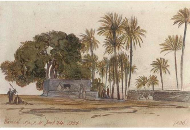 Esneh On The Nile, Near Luxor, Egypt 2 — Edward Lear