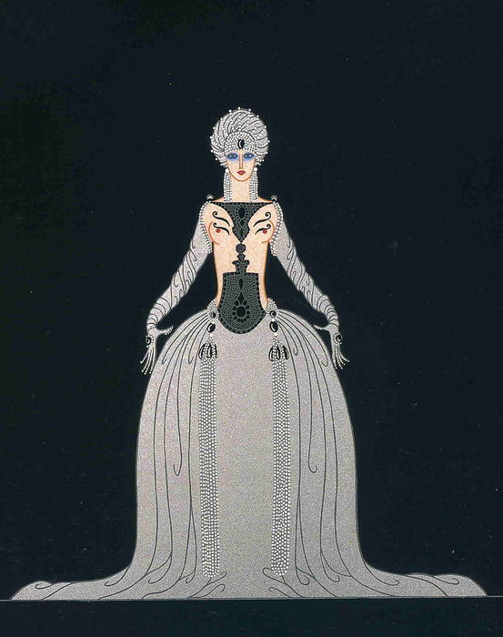 Kissing — Erté