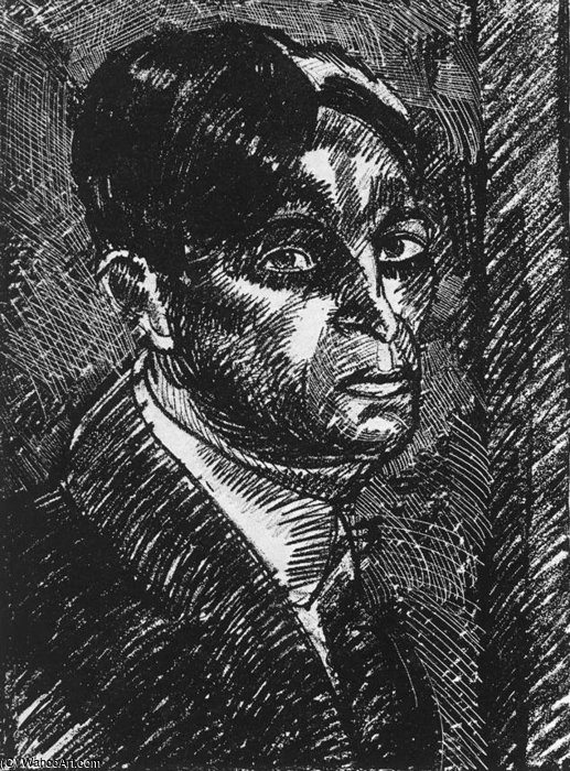 Self-portrait — Jozsef Nemes Lamperth