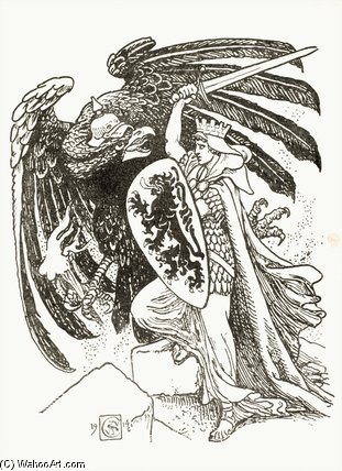 A Belgian Warrior Battling With A German Eagle — Валтер Кран