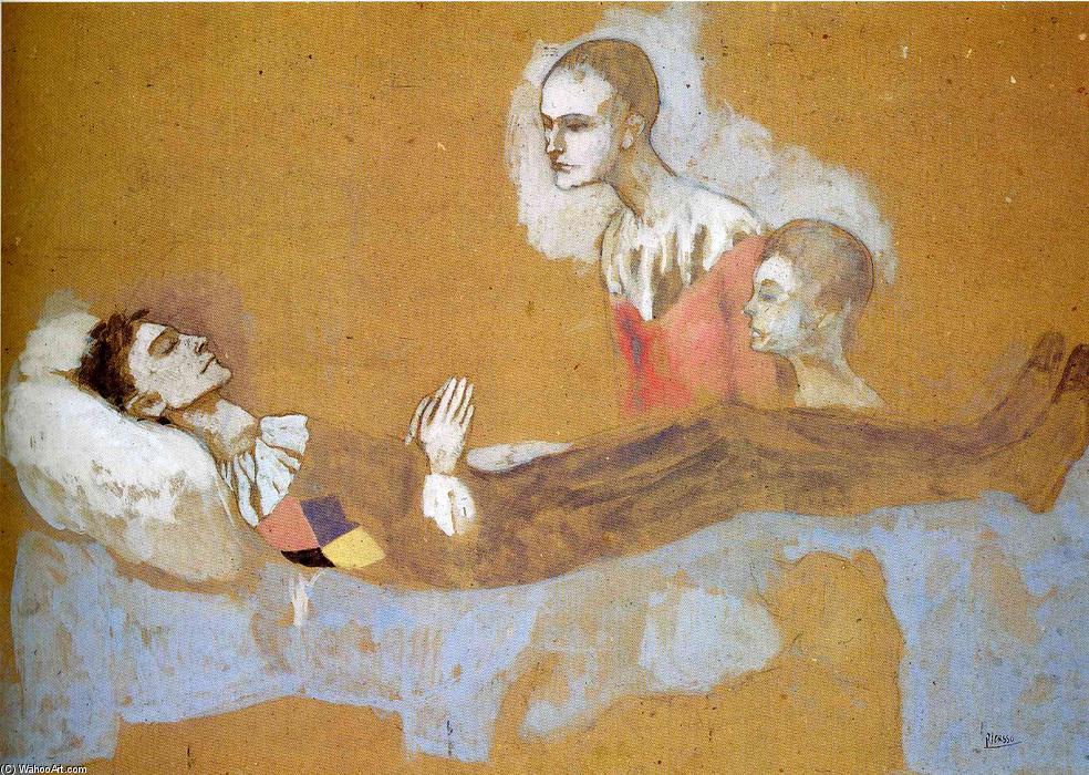 Harlequin's Death — Pablo Picasso