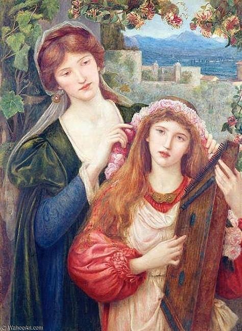 The Childhood Of Saint Cecily — Marie Spartali Stillman