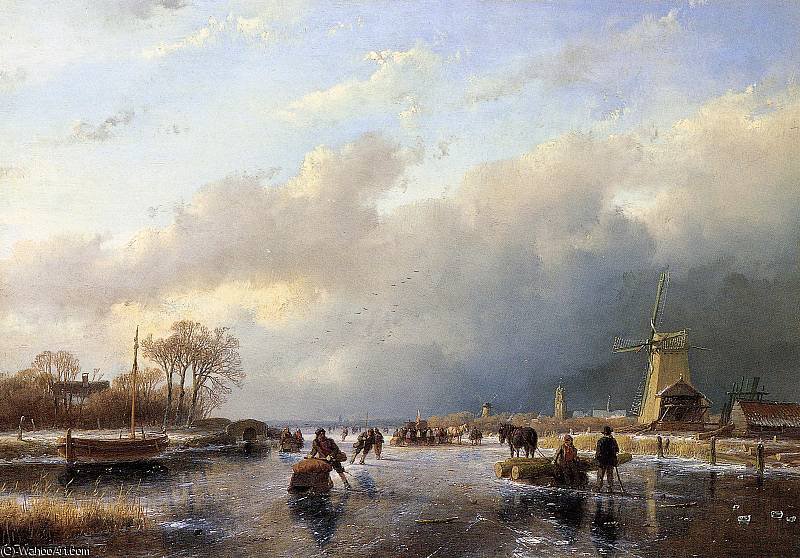 Scaters At Koek En Zopie Sun — Andreas Schelfhout