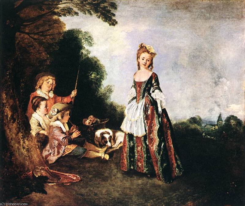 The Dance — Jean-antoine Watteau