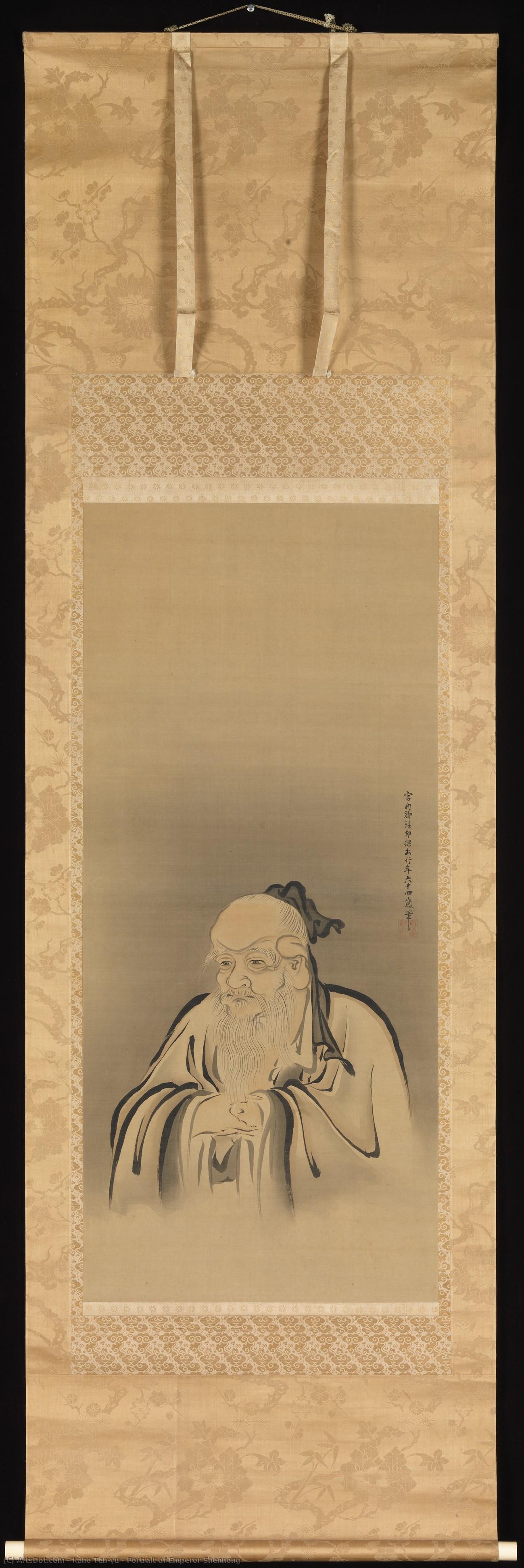 Portrait Of Emperor Shennong — Kanō Tan'yū