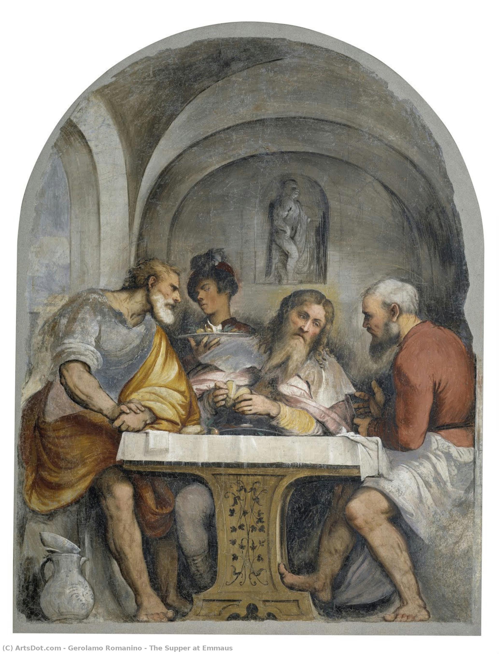 The Supper At Emmaus — Gerolamo Romanino