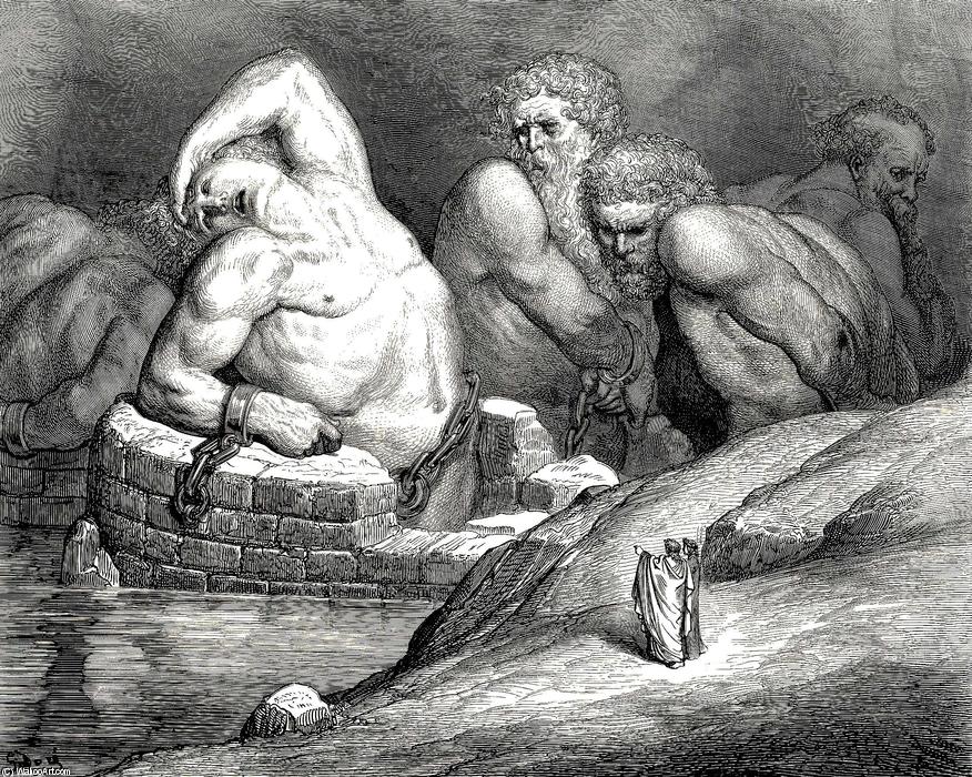 "el Infierno, Canto 31, Versos 82-84. ‘este Orgulloso Probaría Su Fuerza Contra Júpiter Omnipotente.’” — Paul Gustave Doré